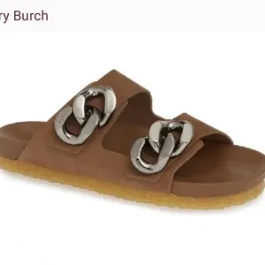 ✅ Tory Burch Slide Sandals Adrien Chain