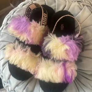 🎀 UGG Womens Oh Yeah Slide Tie Dye Magnolia Size 8 Sandals