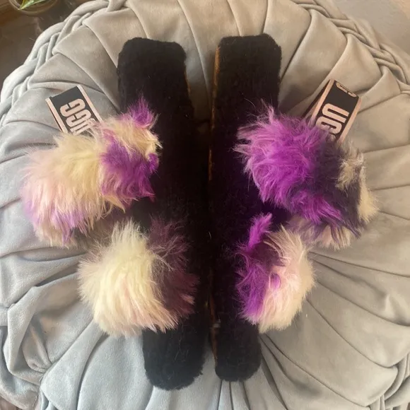 🎀 UGG Womens Oh Yeah Slide Tie Dye Magnolia Size 8 Sandals