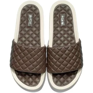 $220 New APL Lusso Leather Slides - Chocolate - 8