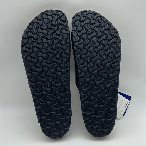 2377- Birkenstock Dark Purple Double Strap Vegan Sandals Men’s Size 12 NWT