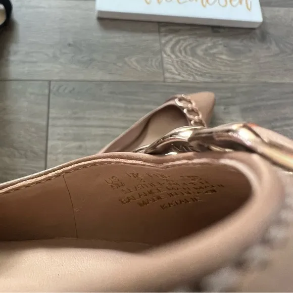 27 Edit by Naturalizer Katalie Chain Detail Pointy Toe Flats
