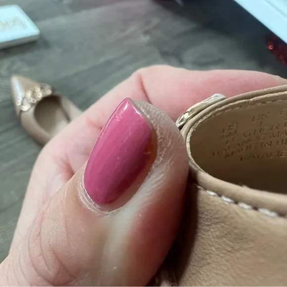 27 Edit by Naturalizer Katalie Chain Detail Pointy Toe Flats