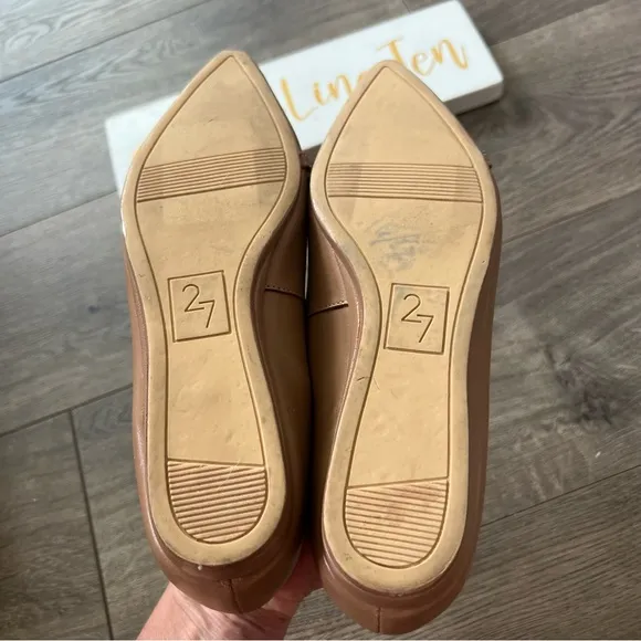 27 Edit by Naturalizer Katalie Chain Detail Pointy Toe Flats