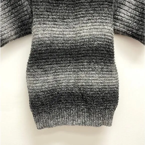 3.1 Phillip Lim Wool Alpaca Chunky Heavy Knit Zip Front Tunic Cardigan - Small