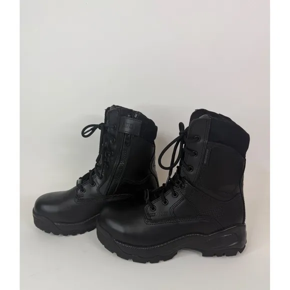 5.11 Boots Women's 7 ATAC 8&quot; Shield Waterproof Tactical Side Zip Black