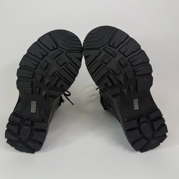 5.11 Boots Women's 7 ATAC 8&quot; Shield Waterproof Tactical Side Zip Black