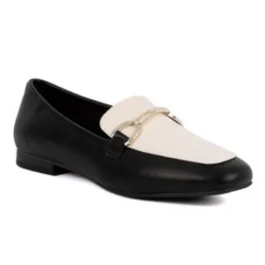 A New Day Women's Faux Leather Slip On Loafer Flats Almond Toe Memory Foam 12m