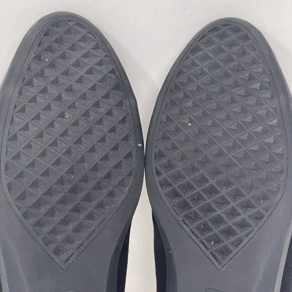 A2 By Aerosoles Women's Trend Book Black Flats Size 10M Decorative Metal Accent