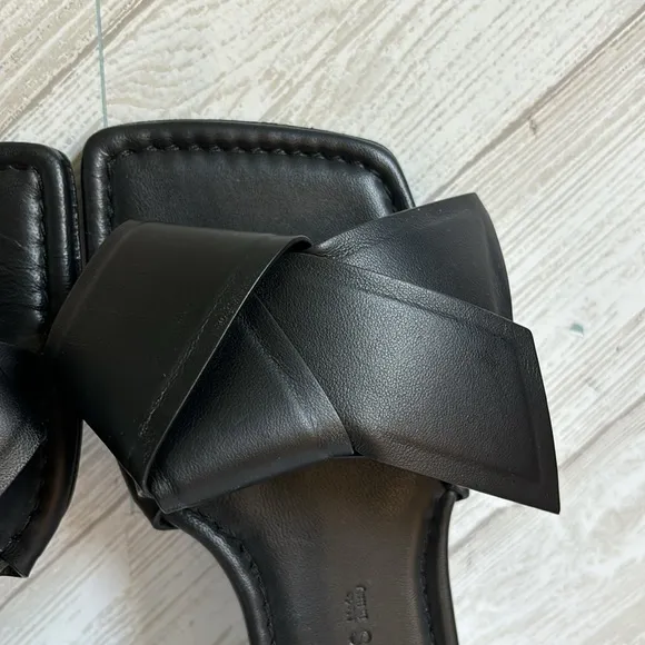 Acne Studios black slide sandals 36