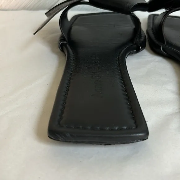 Acne Studios black slide sandals 36
