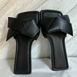 Acne Studios black slide sandals 36