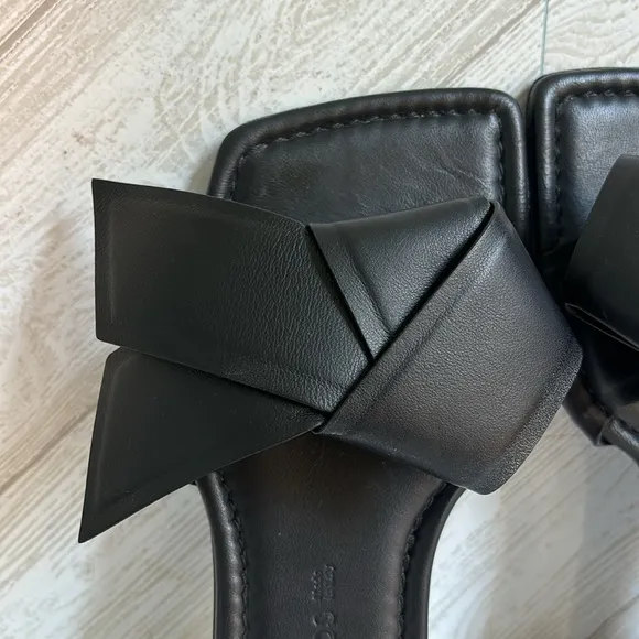 Acne Studios black slide sandals 36