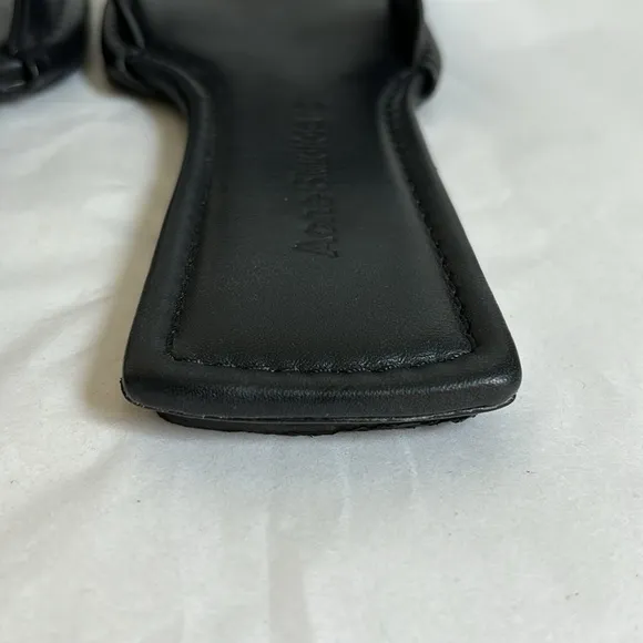 Acne Studios black slide sandals 36
