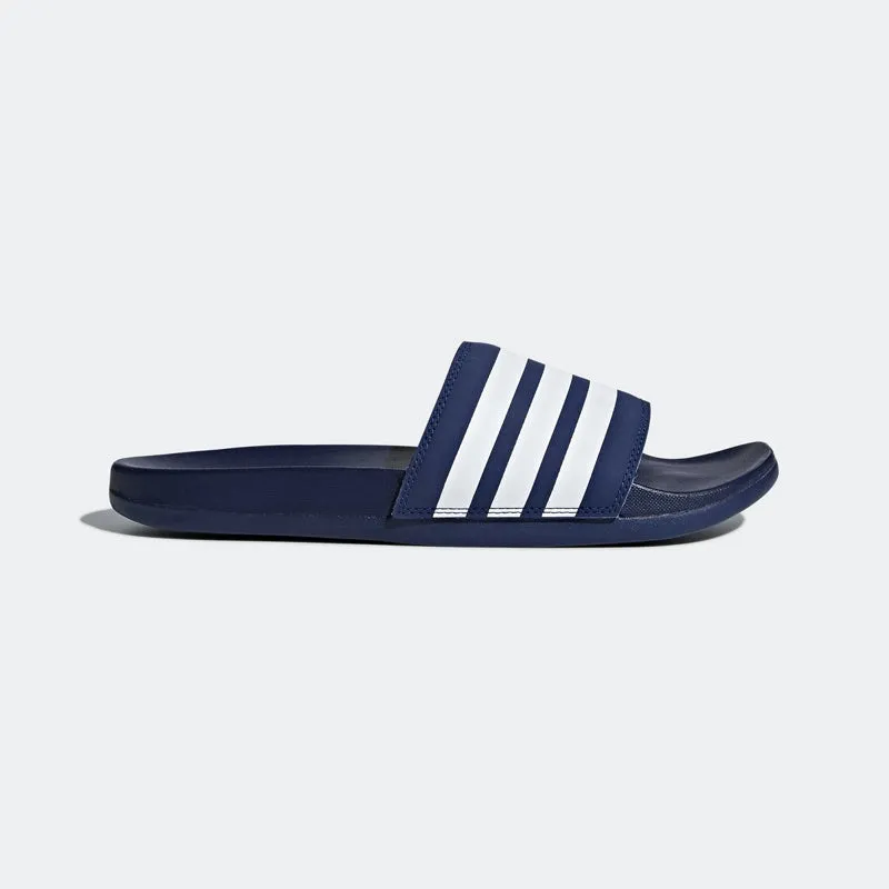 ADIDAS ADILETTE AQUA SLIDES - NAVY/WHITE
