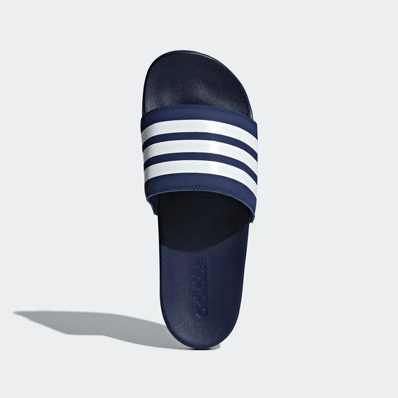 ADIDAS ADILETTE AQUA SLIDES - NAVY/WHITE
