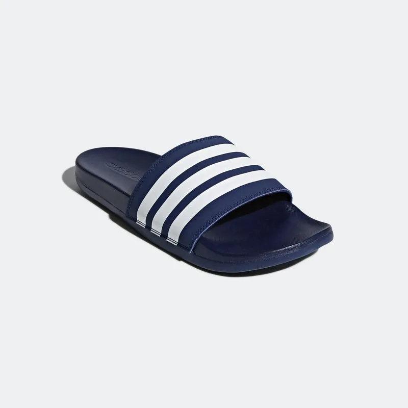 ADIDAS ADILETTE AQUA SLIDES - NAVY/WHITE