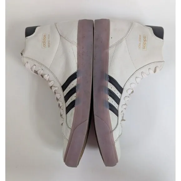 Adidas Basket Profi Chalk White Men's Retro Leather High Tops Size 9 FX0350