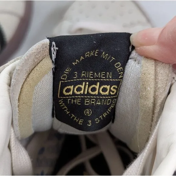 Adidas Basket Profi Chalk White Men's Retro Leather High Tops Size 9 FX0350