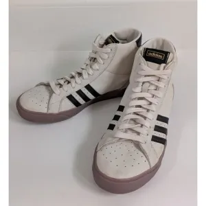 Adidas Basket Profi Chalk White Men's Retro Leather High Tops Size 9 FX0350