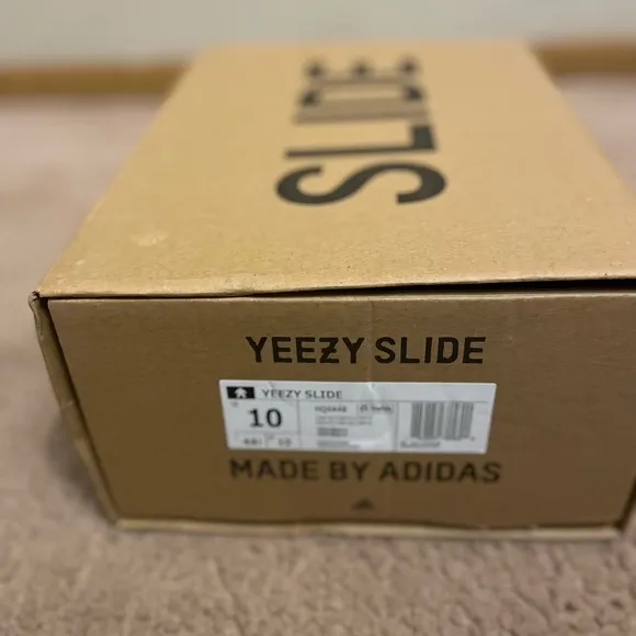 adidas Black Yeezy Slide Sandals