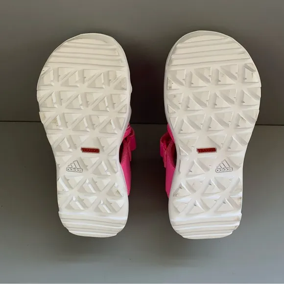 Adidas Captain Toey Terrex Girls Geometric Water Hiking Outdoor Shoe Pink 10