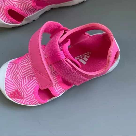 Adidas Captain Toey Terrex Girls Geometric Water Hiking Outdoor Shoe Pink 10