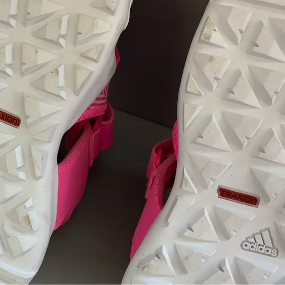 Adidas Captain Toey Terrex Girls Geometric Water Hiking Outdoor Shoe Pink 10