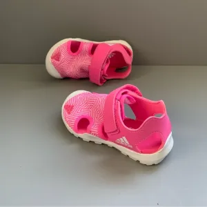 Adidas Captain Toey Terrex Girls Geometric Water Hiking Outdoor Shoe Pink 10