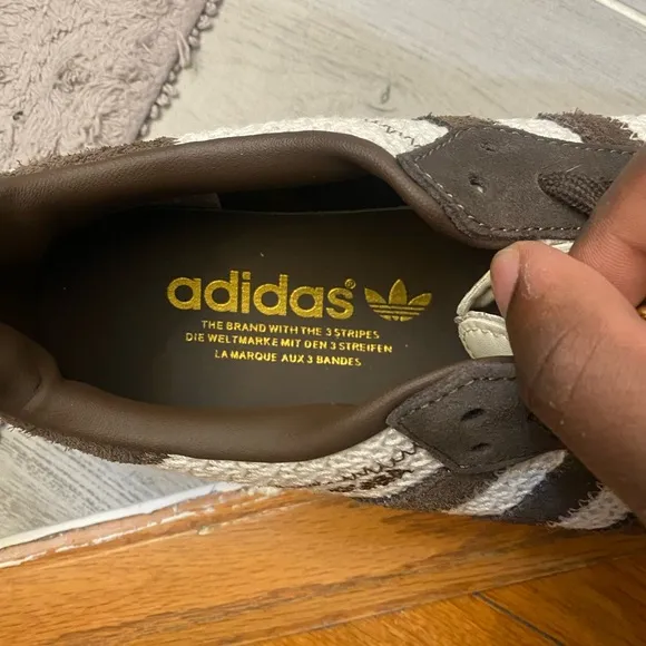 Adidas cow print sambas