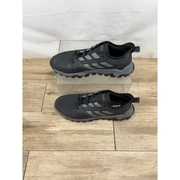 Adidas Kanadia Trail Hiking Athletic Outdoor Sneakers Black Men's 10.5