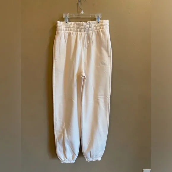 ADIDAS NWOT PREMIUM ESSENTIALS SWEAT PANTS design Men’s small cream cotton poly