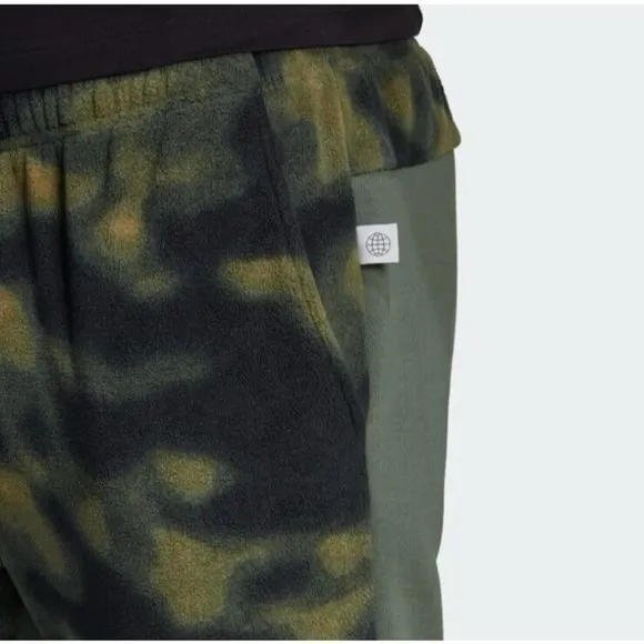 adidas Pants  Joggers Men's Sportswear Polar Fleece‎ Nature Print HS3256 size M