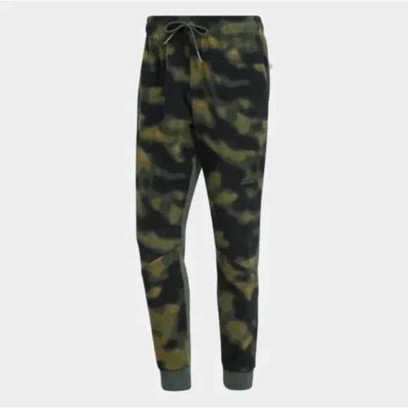adidas Pants  Joggers Men's Sportswear Polar Fleece‎ Nature Print HS3256 size M
