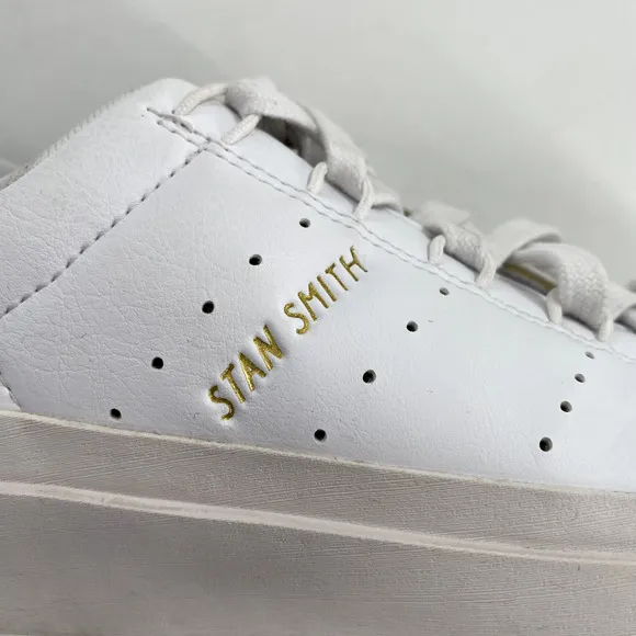 Adidas Stan Smith Bonega Platform Sneakers Womens Sz 7.5 White Green Tennis