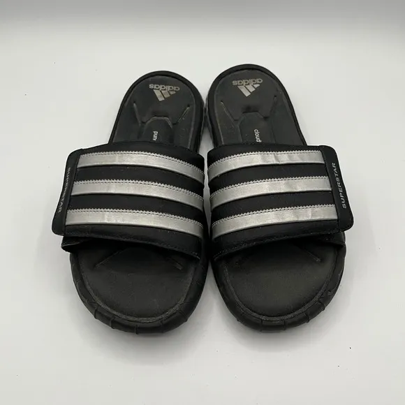 Adidas Superstar 3g Fitfoam  Slides Sandals Cloudfoam Men's Size US 9