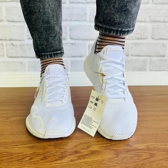 ❤️❤️Adidas Swift Run X J Junior Shoes Sz 4.5 Running Shoes White FY2149 Sneakers