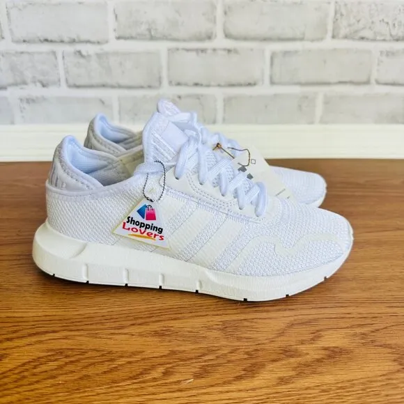 ❤️❤️Adidas Swift Run X J Junior Shoes Sz 4.5 Running Shoes White FY2149 Sneakers