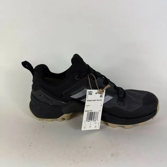 Adidas Terrex Swift R3 Sneakers Women's 8.5 Black Low Top Hiking Athletic Shoes