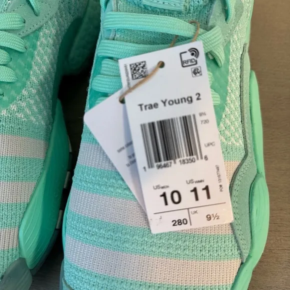 Adidas Trae Young 2 Green Mint Men Basketball Shoes Sneakers IG5333