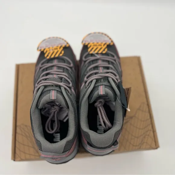 AdTec Terrain Work Outdoor Sneakers Women Safety Toe Sz 8 Pink Black
