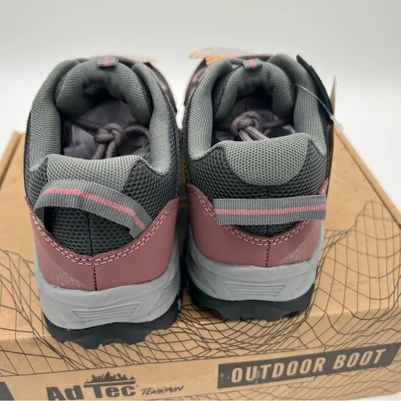 AdTec Terrain Work Outdoor Sneakers Women Safety Toe Sz 8 Pink Black
