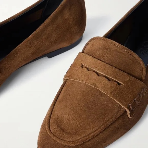 AEYDE Alfie suede loafers | Brown size 6.5 (only worn once!)