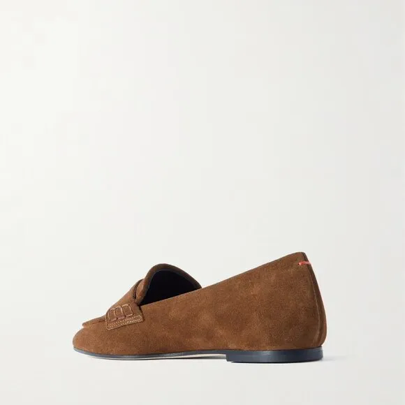 AEYDE Alfie suede loafers | Brown size 6.5 (only worn once!)