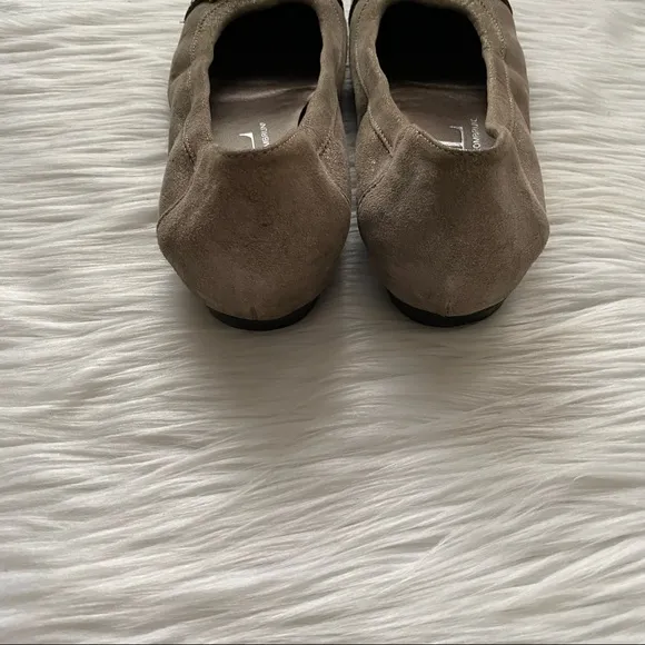 AGL Metallic Snakeskin Cap Toe Flats 39.5 Silver Chain