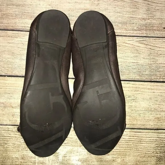 AGL Attilio Giusti Leombruni Brown Leather Flats