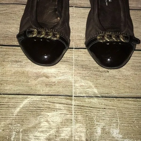 AGL Attilio Giusti Leombruni Brown Leather Flats