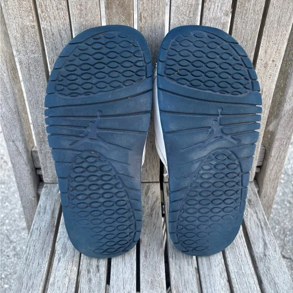 Air Jordan Hydro 7 Retro Slide GS Size 5Y ‘White University Blue’ Rare Pair