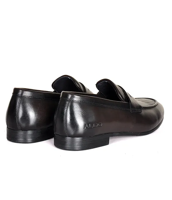 Aldo Coffee Leather Men's Penny Loafers