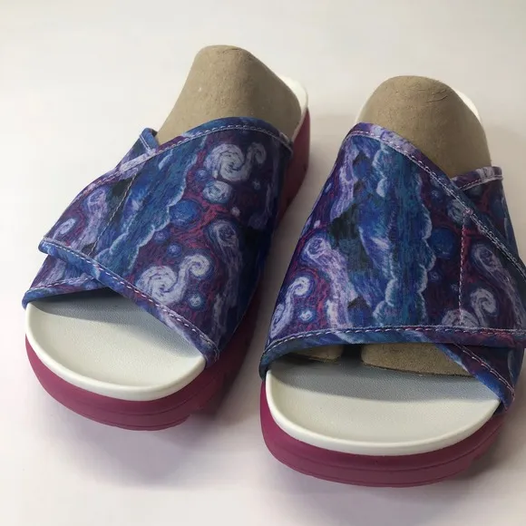Alegria by PG Lite Airie Slides Comfort Sandals Such A Monet Multi Size 37